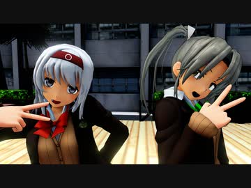 【MMD艦これ】空母翔鶴と瑞鶴でKiss me 愛してる