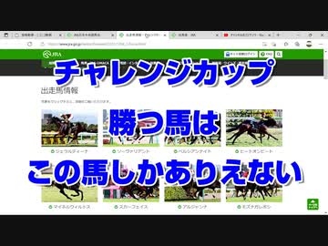 競馬予想tv チャレンジカップ21 最終結論 ズバリ 勝つ馬はこの馬しかありえない チャンピオンズカップ ステイヤーズステークス 武豊tv ルメール ニコニコ動画検索info 動画詳細検索