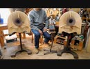 ラッパスイセン型同芯バックロードホーンスピーカー(長いなぁ＾＾：）
