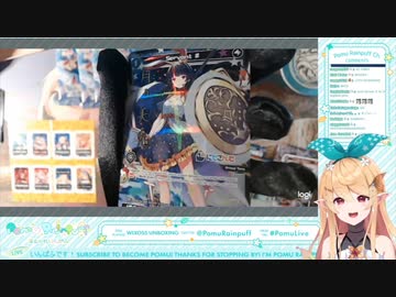 【にじさんじ】WIXOSSでサイン入り月ノ美兎を引いて号泣するぽむ【Pomu Rainpuff/ぽむ れいんぱふ】