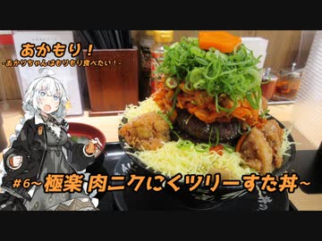 あかもり！#8～極楽 肉ニクにくツリーすた丼～【伝説のすた丼屋】