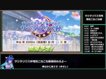 【ゆっくりウマ娘】サジタリウス杯ガチ攻略　理屈こねこね編【biimシステム】