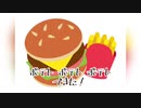 ハンバーガーショップにて♪