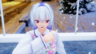 【MMD】　『雪の華』　夢菜