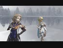 【MMD原神】アルベドと蛍で絶*え#間//な,く./藍_色