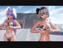 【東方MMD】妖夢と鈴仙で「アゲアゲアゲイン」1080P