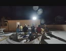 【作業用】夜中の屋上BBQ　を撮影しただけの動画　【寂しい時、適度な喧騒が欲しい時】
