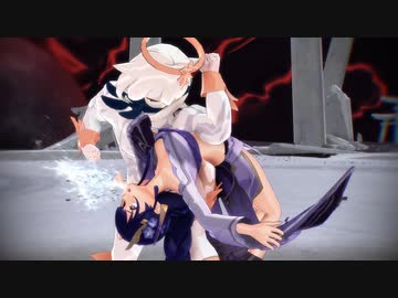【MMDリョナ】腹/背中粉砕 FHAKUMRAM背投 モーション配布