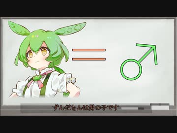 ずんだもん男の子派VS女の子派