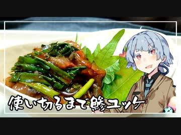 使い切るまで鯵ユッケ｜葵ちゃんが使い切るまで