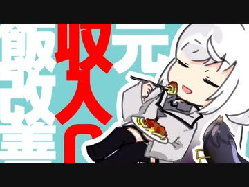 元収入0アリアルの飯、改善