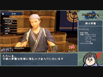 【MHRise】ナルハタタヒメ撃退RTA チャージアックスチャート　09:28:28_Part5