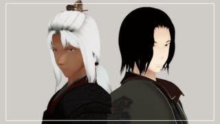 【MMD十二国記】quiet room【驍宗　阿選】