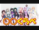 【京町セイカ背伸び身長測定部】ボイロと対魔忍の身長を比較してみた