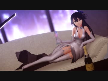 【MMD艦これ】ドレス姿の榛名で「夜に駆ける」【進水日記念】