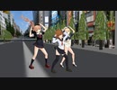 [MMD艦これ] ミニスカ雷村雨ジャービス 風吹いてます BOOO