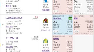 【競馬予想2021】阪神ジュベナイルフィリーズ予想（翌週の展望はお休み）