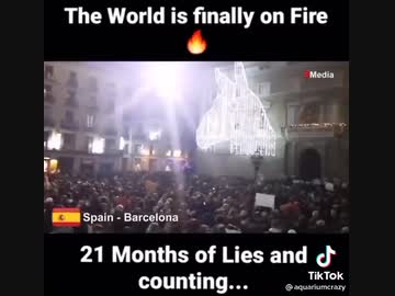 世界にとうとう火がついた！　　21ヶ月に及ぶ嘘の積み重ね・・・・