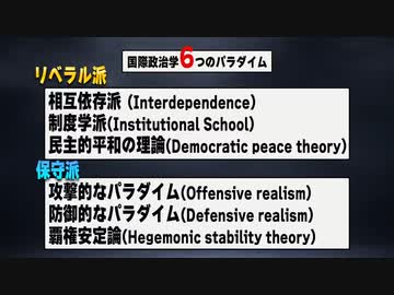 【伊藤貫の真剣な雑談】第２回後半「再生産される悪夢・国際政治リベラル３学派の蹉跌」[桜R3/11/27]