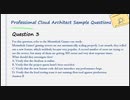 Professional Cloud Architect Certification Questions