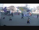 てんしゃばフェスタ踊り子隊　サクラタウンよさこい～師走祭～第二部 旗の共演part2
