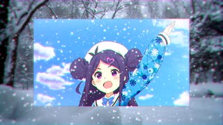 雪とブロ子。