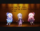 ウチのゆかりさんと琴葉姉妹がTake The "A"Trainをスキャットで遊んだようです
