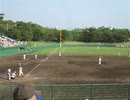 昔の高校野球から低画質　育英ｖ関西学院高等部