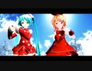 【ミク＆リン＆Sky星のこ】Snow Fairy Story【MMD】
