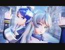 サウスダコタとワシントンでDAYBREAK FRONTLINE【MMD艦これ】
