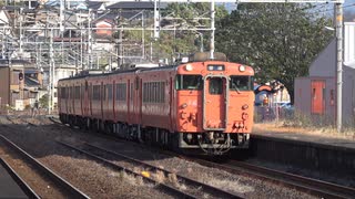 【5両で】キハ40/47回送福川通過(20211217)【爆走】