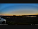 夕焼け（利根川の土手）