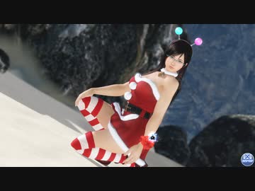 【DoaXvv/こころ】こころ 膝立ち・片膝ポーズ サンタ 122400