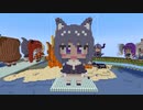 【minecraft】hololive　猫又おかゆ(新衣装Ver)の作り方