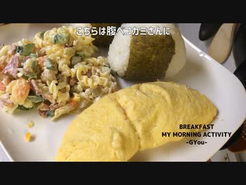 第１１回今年の目標「トントンオムレツ」を練習します！カミさんのマカロニサラダ付き