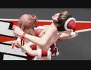【DOA6 ryona】ヒトミ に ほのか がベアハッグと腹パン