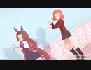 【第1回MMD廃】ローズヒップとカワカミプリンセスでMAKE YOU HAPPY【ウマ娘×ガルパン】