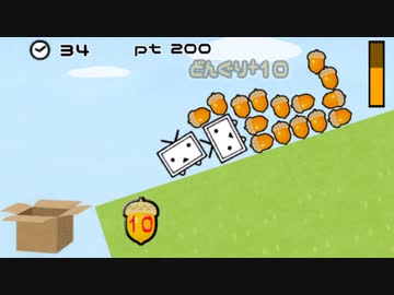どんぐりを転がしてスコアを稼ぐゲームを実況してみた　ニコニコテレビ君を許すな