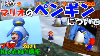 マリオ初心者向け講座　１８９回「マリオのペンギンについて」