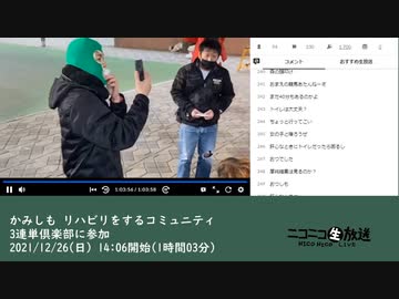 リハビリをするコミュニティ「3連単倶楽部に参加」（2021/12/26）