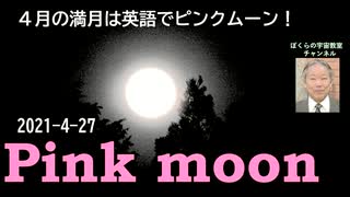 ４月の満月　pink moon