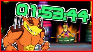 【ノーミス縛りRTA】クラッシュ・バンディクー カーニバル any%(世界2位？) #7【01:53:44】