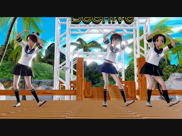 【Ray-mmd】吹雪達で45秒