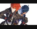 【原神MMD】GLIDE【ディルック/ガイア】