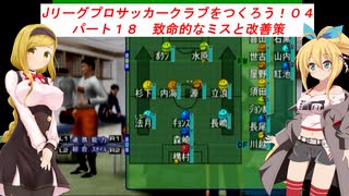 【VOICEROID実況】Jリーグプロサッカークラブをつくろう！０４　パート１８　致命的なミスと改善策