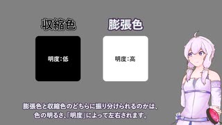 膨張色と収縮色｜ゆかりさんのちょっと不思議な視覚の世界