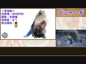 【MH RISE】ゆっくりモンハン図鑑RISE8【ゆっくり解説実況】