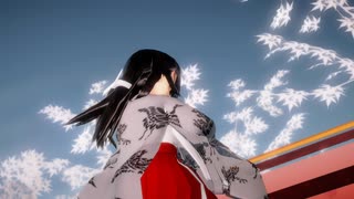 【MMD】黒髪ちび巫女さんで「Historia」