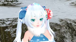 [MMD] 雪の華 (Miku　ウィンターバージョン)