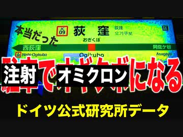 接種済みがオミクロンになる事実をドイツ公式最新データが掲載